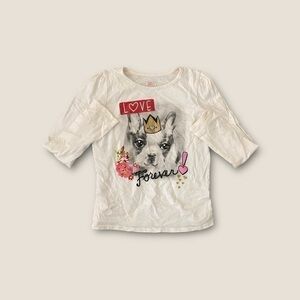 365 Kids Garanimals Dog Long Sleeve Tee Off White 8